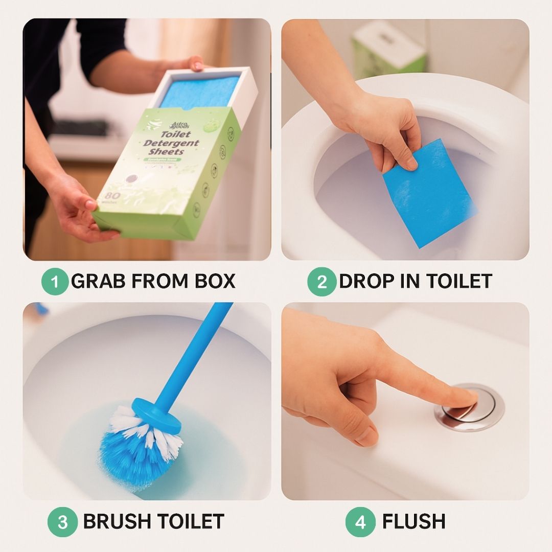 Toilet Detergent Sheets